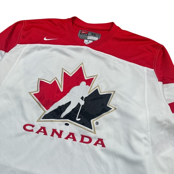 Vintage Y2K Nike Team Canada IIHF World Championship 2008 Hockey Jersey Mens XL - Picture 3 of 11
